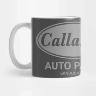 Retro Callahan Auto Parts Grey Mug